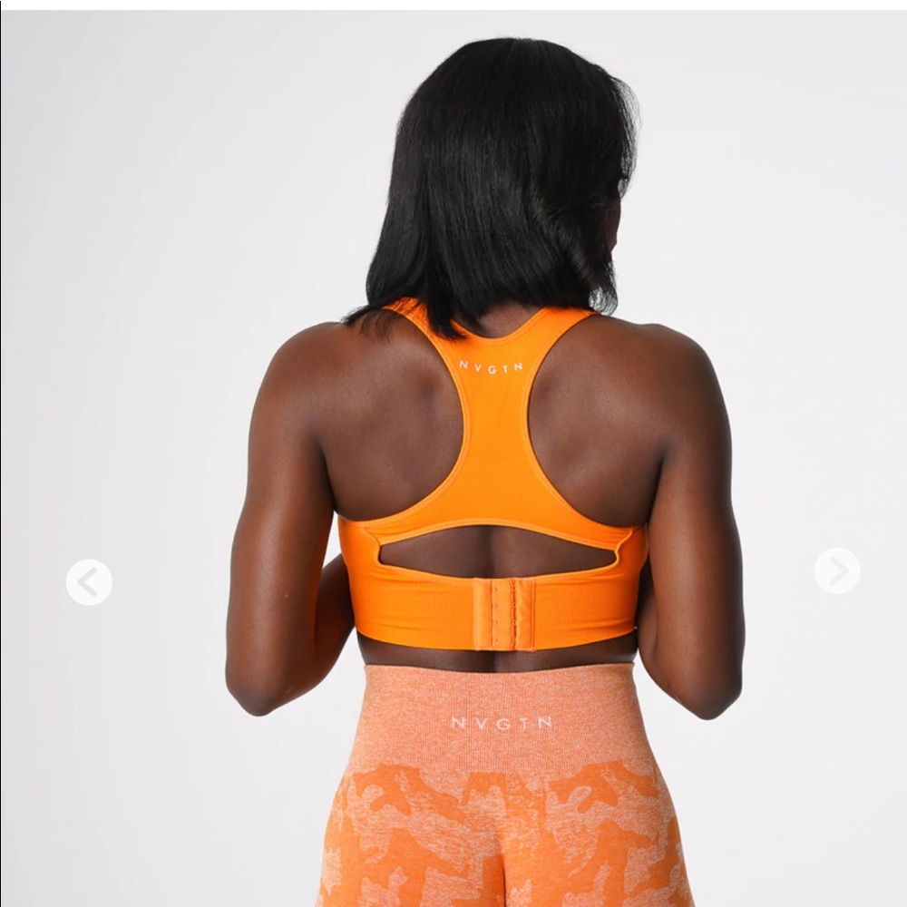NVGTN tangerine ignite seamless bra